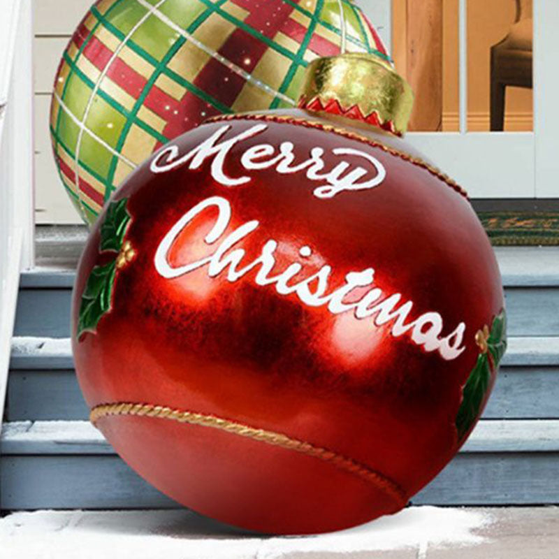 Christmas Outdoor Pvc 60CM Inflatable Decorated Ball