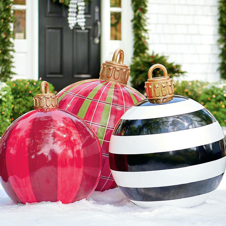 Christmas Outdoor Pvc 60CM Inflatable Decorated Ball