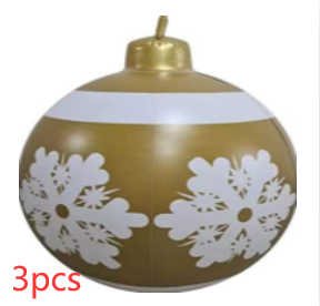 Christmas Outdoor Pvc 60CM Inflatable Decorated Ball