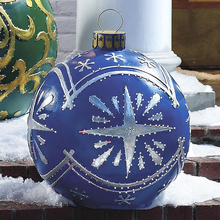 Christmas Outdoor Pvc 60CM Inflatable Decorated Ball