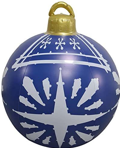 Christmas Outdoor Pvc 60CM Inflatable Decorated Ball