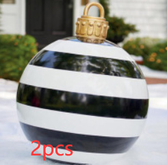 Christmas Outdoor Pvc 60CM Inflatable Decorated Ball