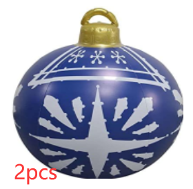 Christmas Outdoor Pvc 60CM Inflatable Decorated Ball