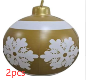 Christmas Outdoor Pvc 60CM Inflatable Decorated Ball