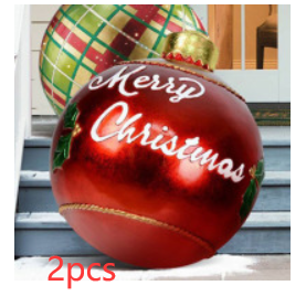 Christmas Outdoor Pvc 60CM Inflatable Decorated Ball