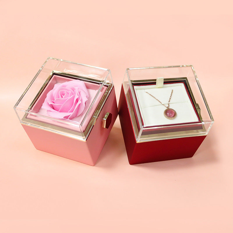 Valentine's Day Rotating Rose Gift For Women