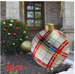 Christmas Outdoor Pvc 60CM Inflatable Decorated Ball