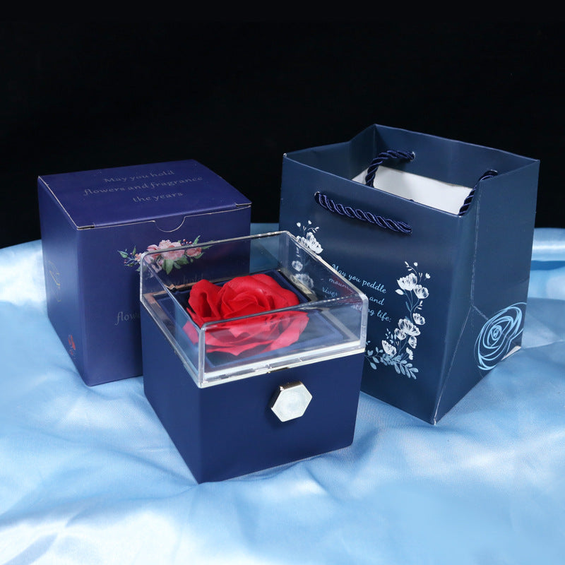 Valentine's Day Rotating Rose Gift For Women