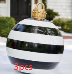 Christmas Outdoor Pvc 60CM Inflatable Decorated Ball