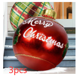 Christmas Outdoor Pvc 60CM Inflatable Decorated Ball