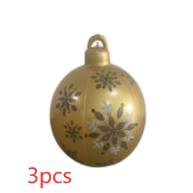 Christmas Outdoor Pvc 60CM Inflatable Decorated Ball