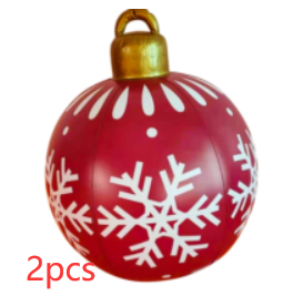 Christmas Outdoor Pvc 60CM Inflatable Decorated Ball