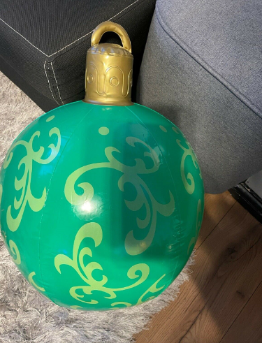 Christmas Outdoor Pvc 60CM Inflatable Decorated Ball