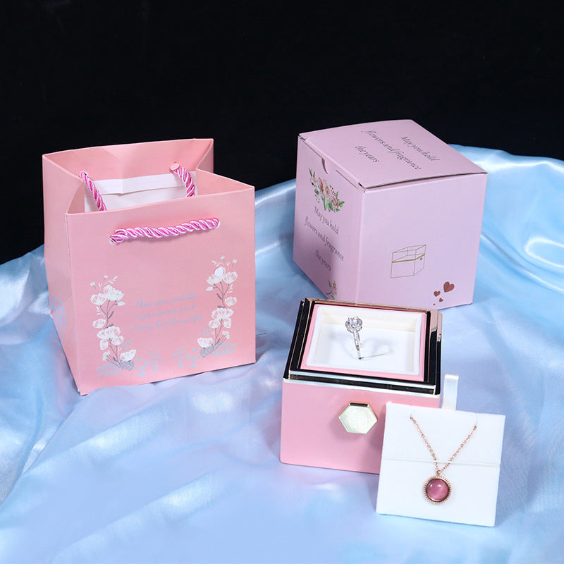 Valentine's Day Rotating Rose Gift For Women