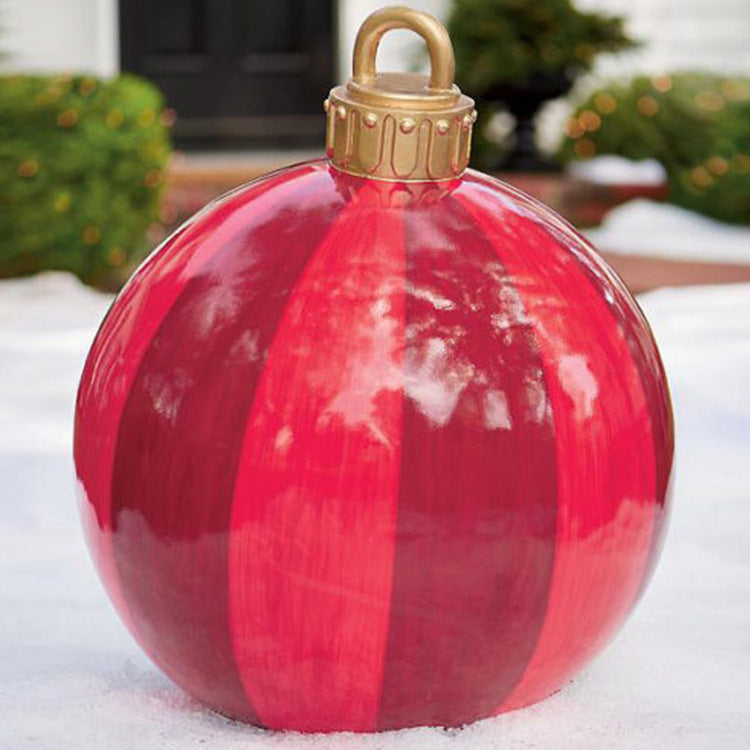 Christmas Outdoor Pvc 60CM Inflatable Decorated Ball