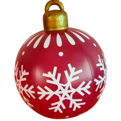 Christmas Outdoor Pvc 60CM Inflatable Decorated Ball
