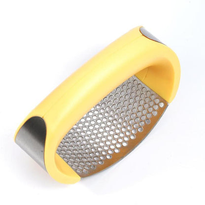 Stainless Steel Garlic Masher, Garlic Press Household Manual Curve Fruit Vegetable Tools Kitchen Gadgets