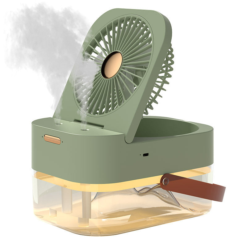 Humidificateur ventilateur de pulvérisation ventilateur Portable refroidisseur d'air humidificateur d'air ventilateur de brume USB ventilateur de bureau avec veilleuse pour appareil ménager d'été