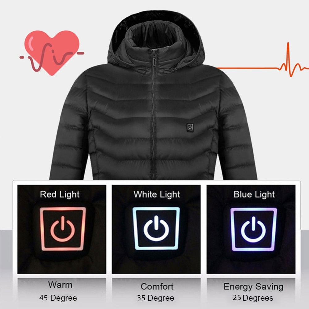 USB Electric Jacket Cotton Coat Heater