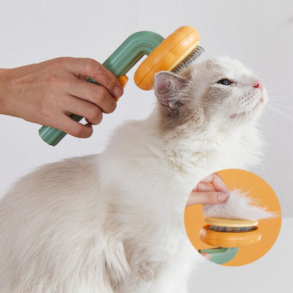 Brosse de toilettage autonettoyante pour animaux de compagnie, pour chiens, chats, chiots, lapins