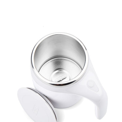 Tasse à café rechargeable avec agitateur automatique