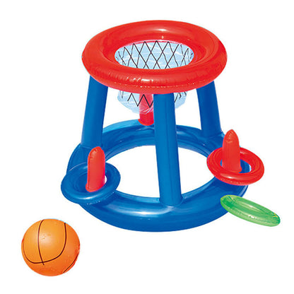 Accessoires de piscine extérieure, virole de lancer d'anneau gonflable, ensemble de jeu, jouets de piscine flottants, jouet aquatique d'été amusant pour la plage