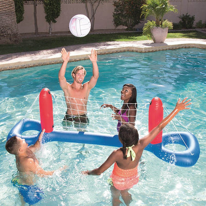 Accessoires de piscine extérieure, virole de lancer d'anneau gonflable, ensemble de jeu, jouets de piscine flottants, jouet aquatique d'été amusant pour la plage