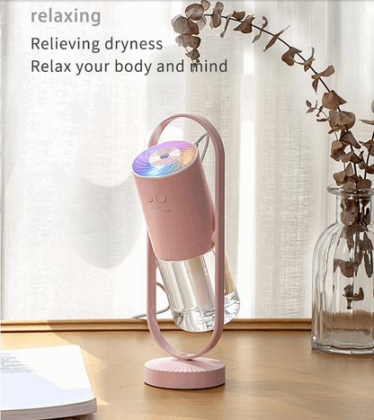 Magic Shadow USB Air Humidifier For Home With Projection Night Lights Ultrasonic / Car Mist Maker / Mini Office Air Purifier