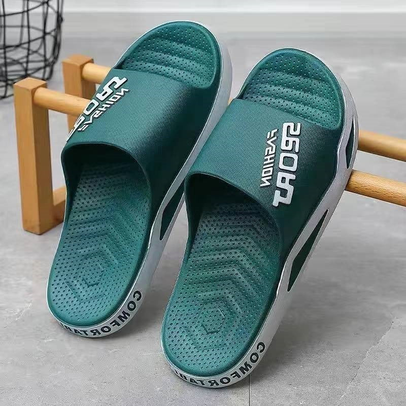 Pantoufles de salle de bain de plage antidérapantes, chaussures d'été unisexes