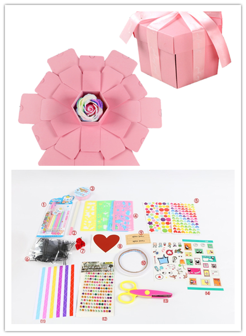 Photo Album Gift Box for Valentine