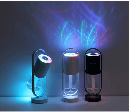 Magic Shadow USB Air Humidifier For Home With Projection Night Lights Ultrasonic / Car Mist Maker / Mini Office Air Purifier