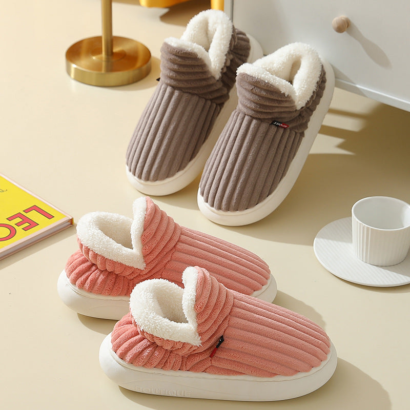 Winter New Women/Men Cotton Slippers, Outdoor Fashion Couple Slippers