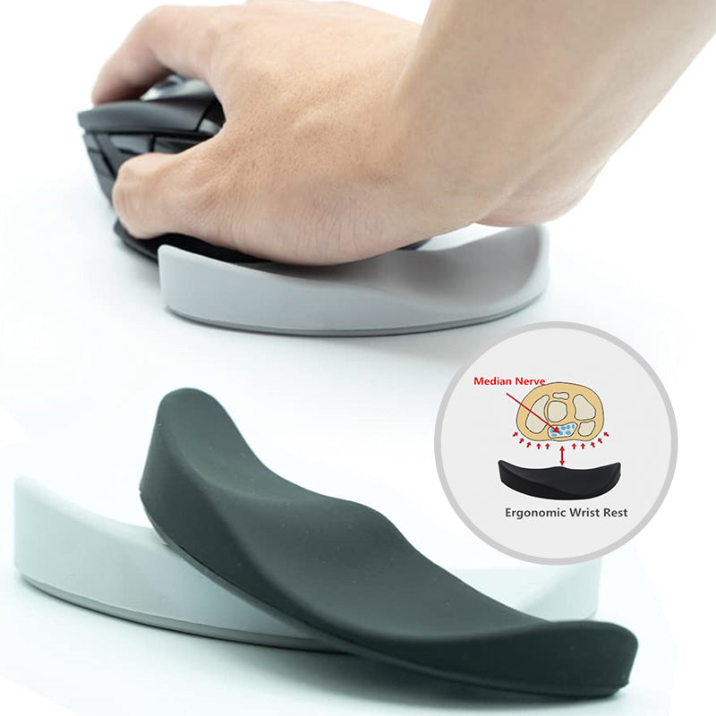 Tapis de souris ergonomiques en silicone, accessoires pour PC de jeu de bureau