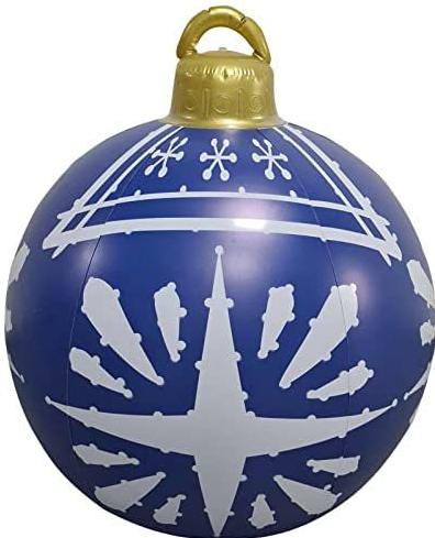 Christmas  Outdoor Pvc 60CM Inflatable Decorated Ball