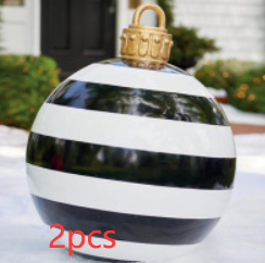 Christmas  Outdoor Pvc 60CM Inflatable Decorated Ball