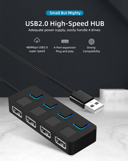 HUB Répartiteur multi-USB Hub Extension 4 ports