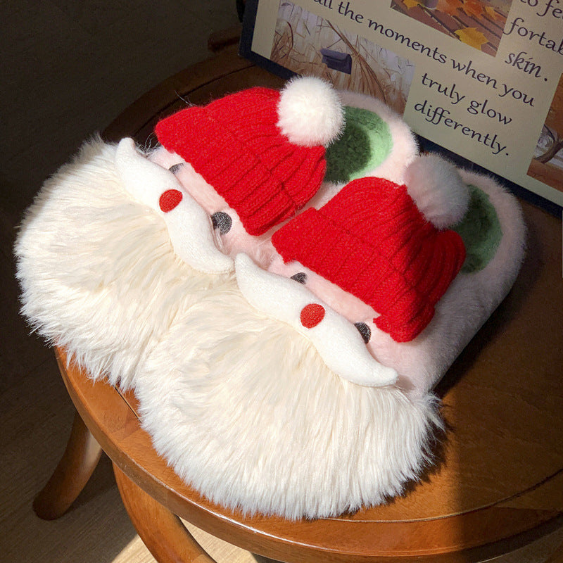 Cute Christmas Santa Claus Home slippers