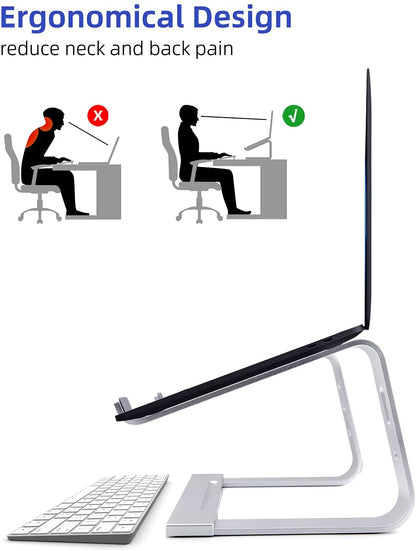 Laptop Stand, Computer Stand for Laptop, Aluminium Laptop Riser