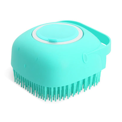 Cat , Dog Massage Comb Grooming Scrubber Shower Brush For Bathing