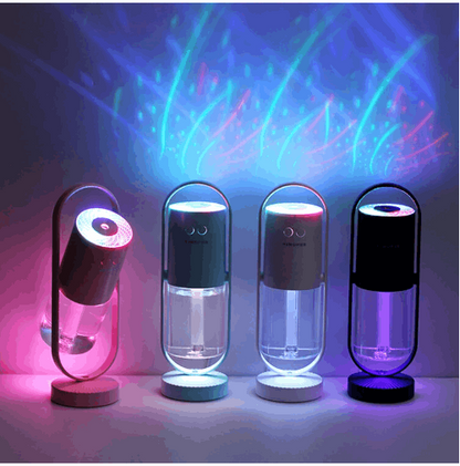 Magic Shadow USB Air Humidifier For Home With Projection Night Lights Ultrasonic / Car Mist Maker / Mini Office Air Purifier