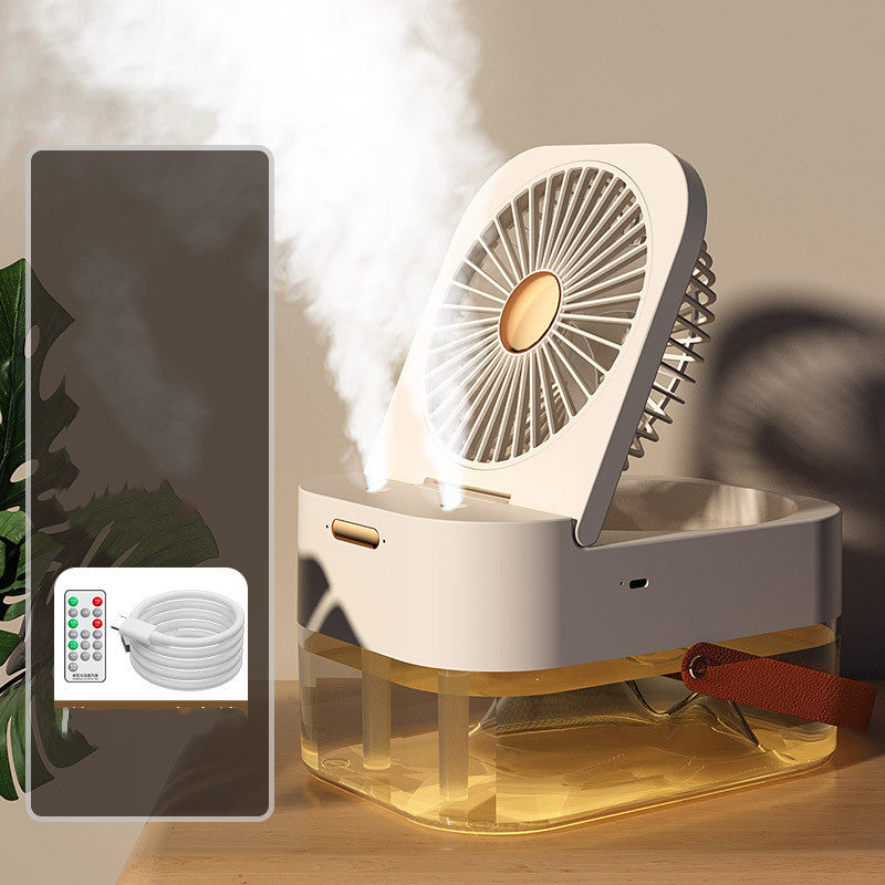 Humidificateur ventilateur de pulvérisation ventilateur Portable refroidisseur d'air humidificateur d'air ventilateur de brume USB ventilateur de bureau avec veilleuse pour appareil ménager d'été