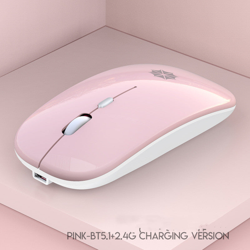 Souris silencieuse pour fille de jeu pour ordinateur portable