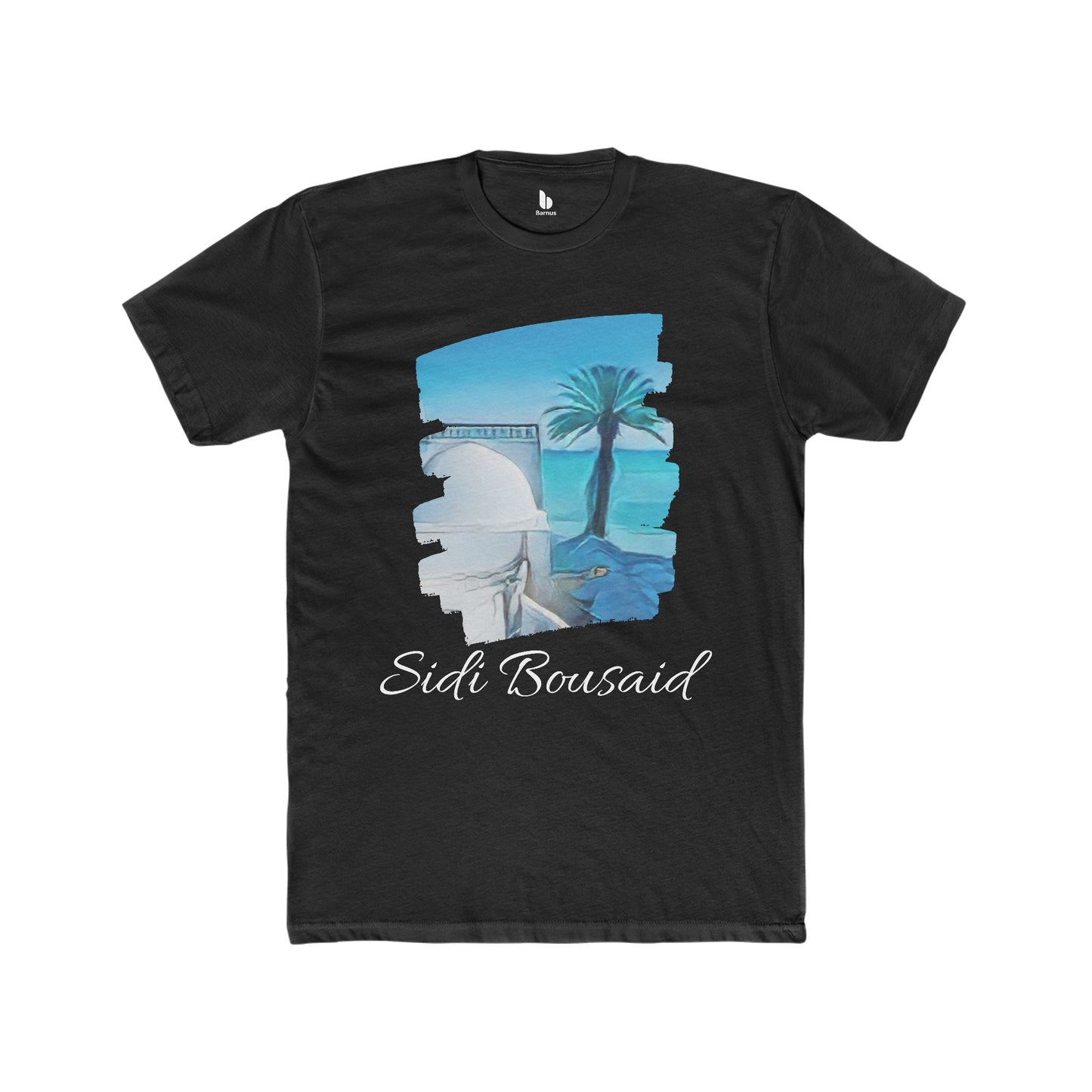 Tee-shirt en coton pour homme Sidi Bou Said : l'élégance intemporelle