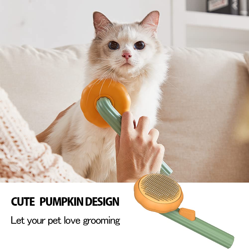 Brosse de toilettage autonettoyante pour animaux de compagnie, pour chiens, chats, chiots, lapins