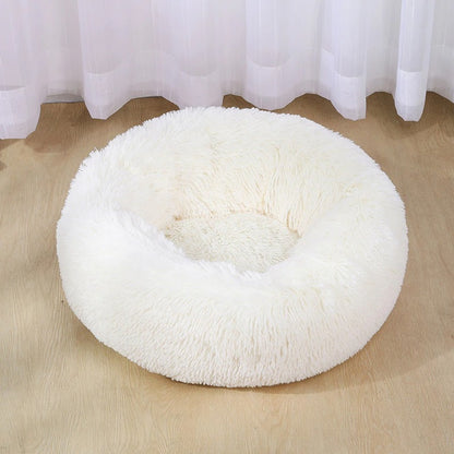 Lit pour chien et chat, peluche longue super douce et lavable