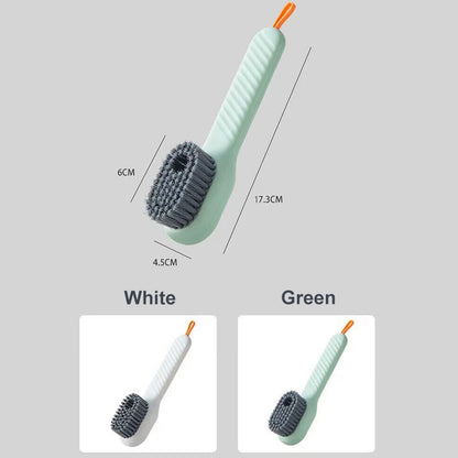 Brosse de nettoyage en profondeur pour chaussures, à décharge automatique de liquide, à poils souples, pour le linge domestique, outil de nettoyage à usage quotidien