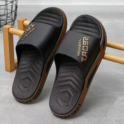 Pantoufles de salle de bain de plage antidérapantes, chaussures d'été unisexes