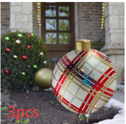 Christmas  Outdoor Pvc 60CM Inflatable Decorated Ball