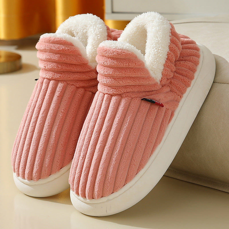 Winter New Women/Men Cotton Slippers, Outdoor Fashion Couple Slippers