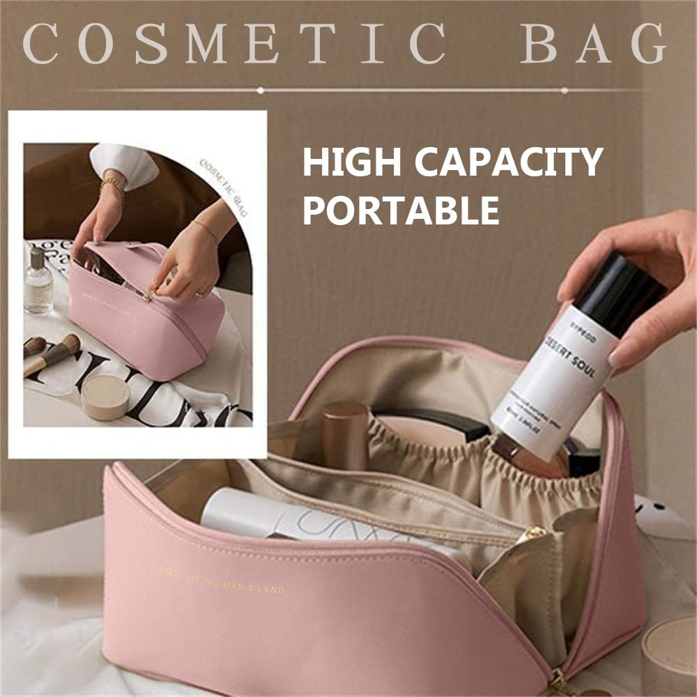 Sac à cosmétiques de voyage de grande capacité, sac à cosmétiques de voyage multifonction, organisateur de produits de toilette pour femmes, rangement féminin, trousse à maquillage, outil